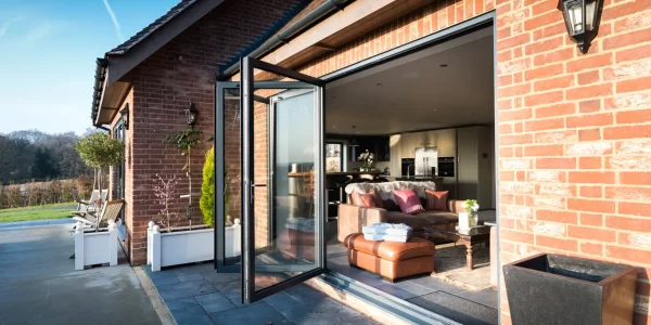 premium aluminium bi folding doors