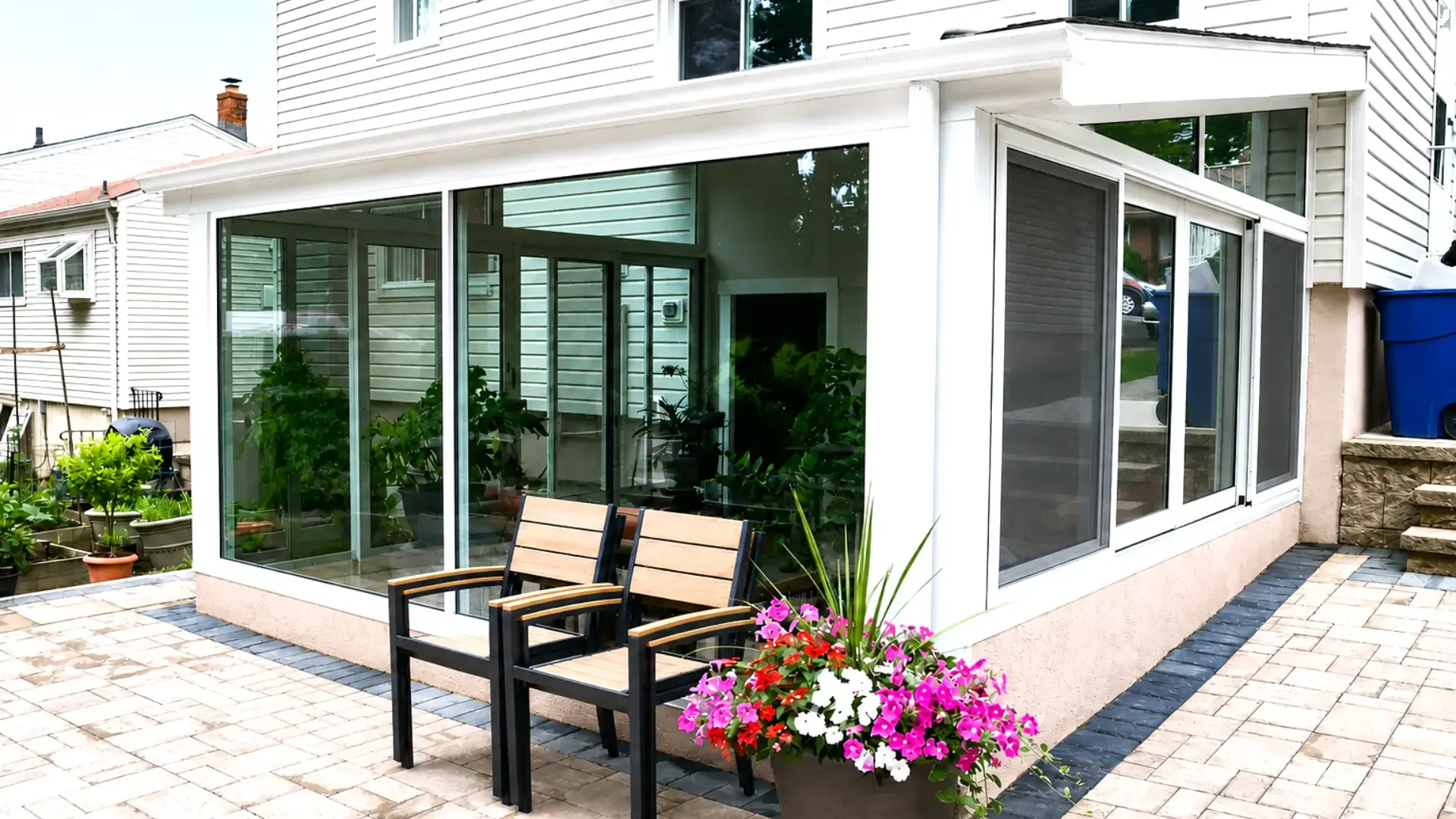 Four-season sunrooms in Essex County NJ by Vision Art Aluminium