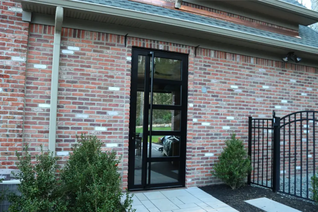 Broken Aluminum Pivot Door Installation Mahwah NJ1