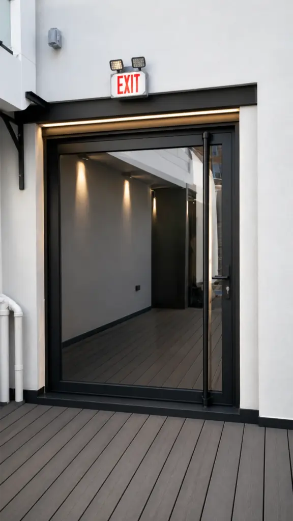 Broken Aluminum Pivot Door Installation – Peekskill New York