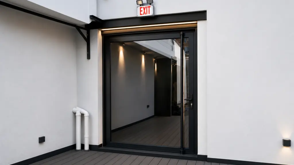 Custom 75″ × 96″ Thermally Broken Aluminum Pivot Door Installation – Peekskill, New York