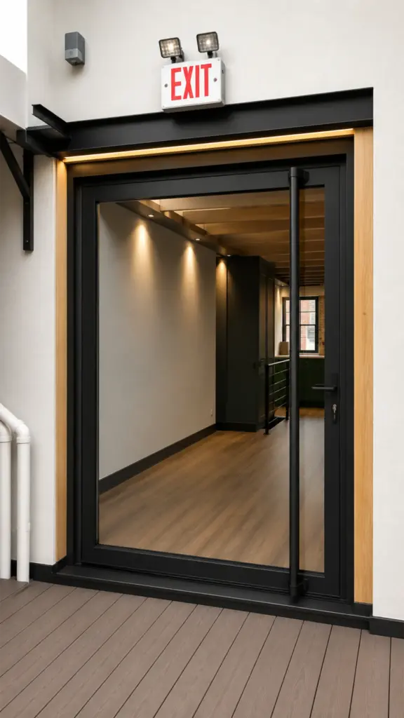 Broken Aluminum Pivot Door Installation – Peekskill New York