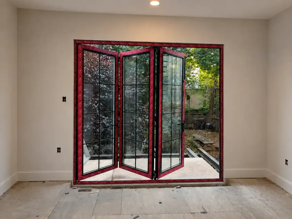 Custom 9′ x 8′ Thermally Broken Bi-Folding Door Installation – Brooklyn, New York