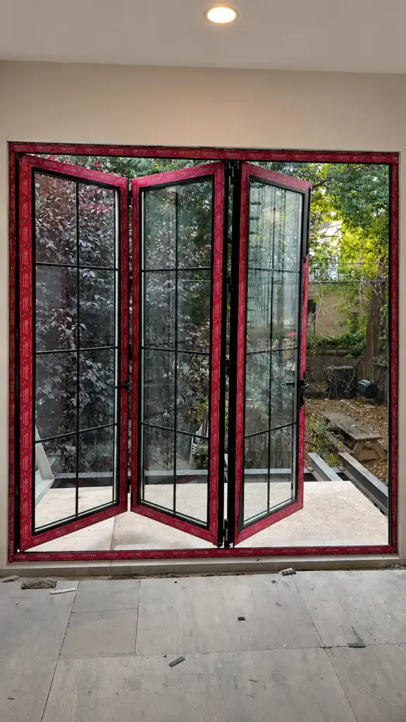 Broken Bi Folding Door Installation Brooklyn New York
