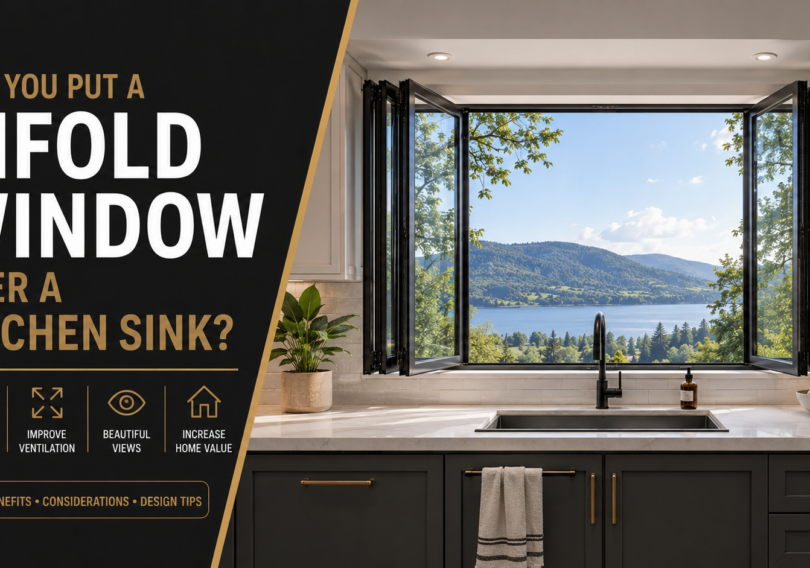 Can You Put a Bifold Window Over a Kitchen Sink