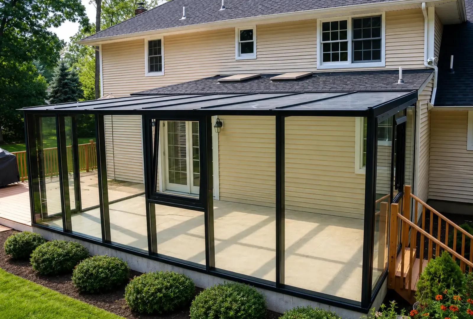 odern four-season sunroom by Vision Art Aluminium – Sunrooms in Sussex County NJ
