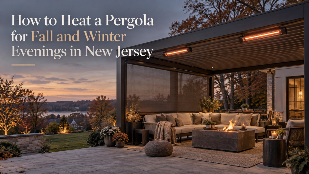 How to Heat a Pergola for Fall and Winter Evenings in New Jersey