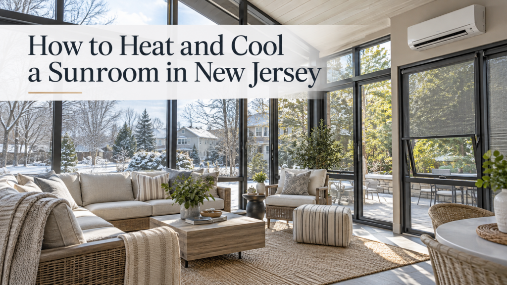 How to Heat and Cool a Sunroom in New Jersey