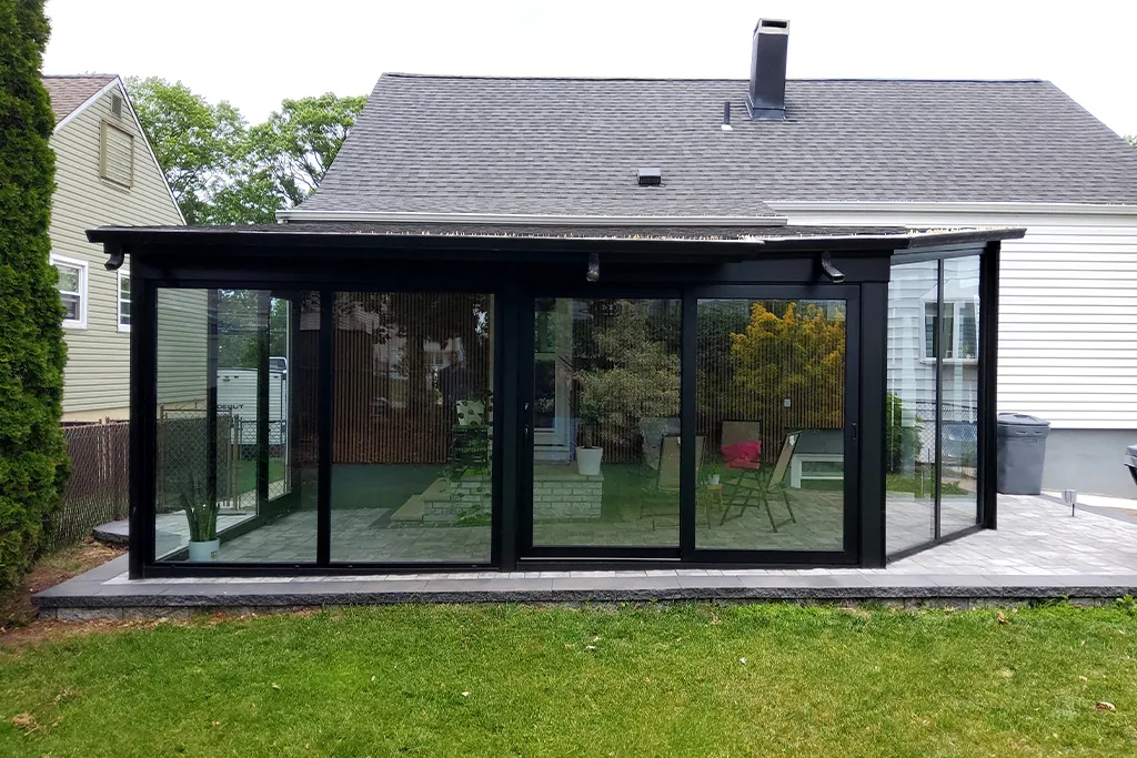 Modern Aluminum Patio Enclosure in Metuchen, New Jersey