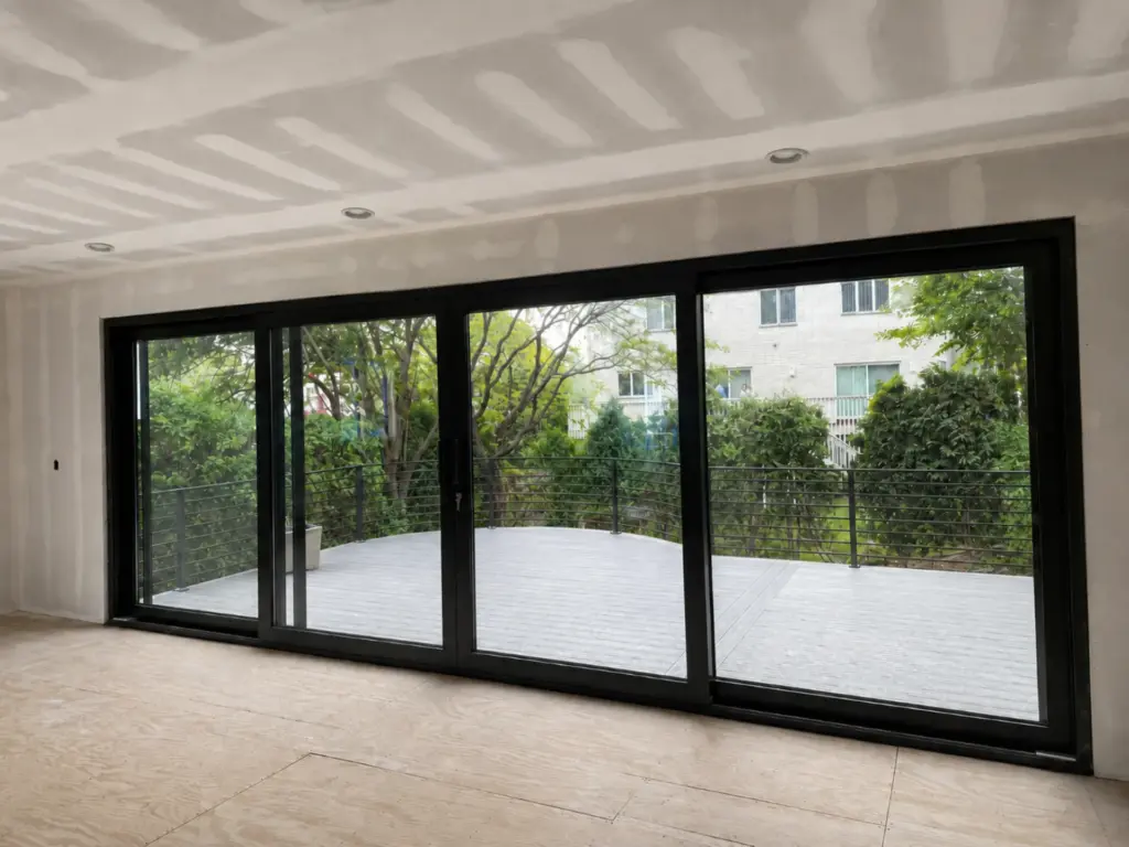Custom 24′ × 7′ Panoramic Sliding Glass Door Installation in Englewood, NJ