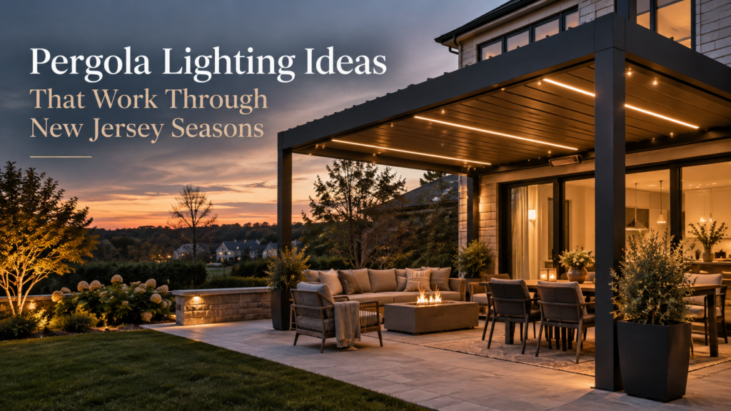 Pergola Lighting Ideas That Work Through New Jersey Seasons