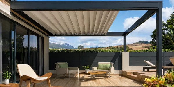 SkyFlow-Rectactable Pergola-VisionArt