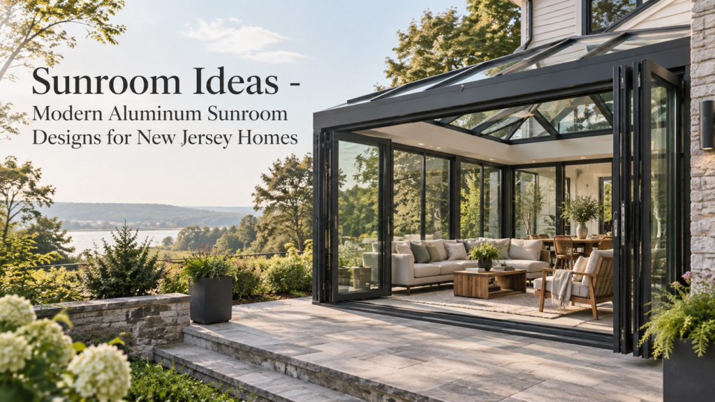 Sunroom Ideas – Modern Aluminum Sunroom Designs for New Jersey Homes