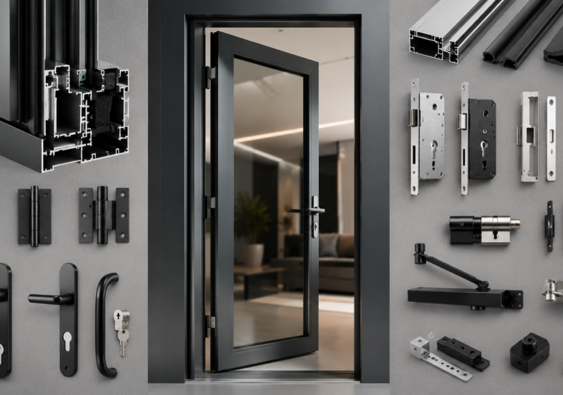 Aluminum Door Parts and Components Explained (with Names)
