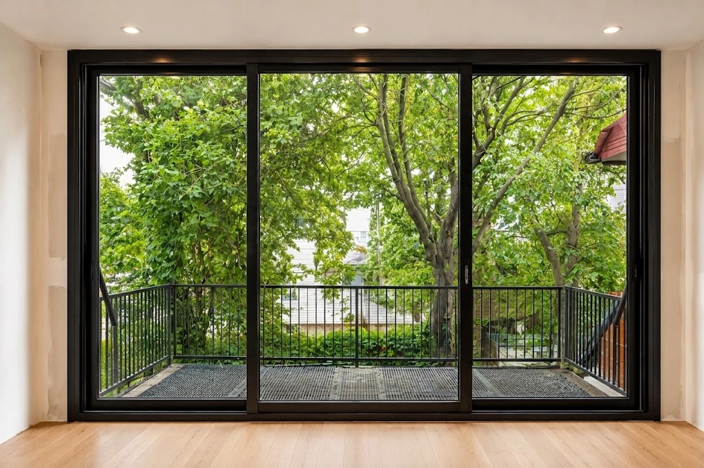 Custom 18′ x 10′ Panoramic Sliding Door Installation – Brooklyn, NY
