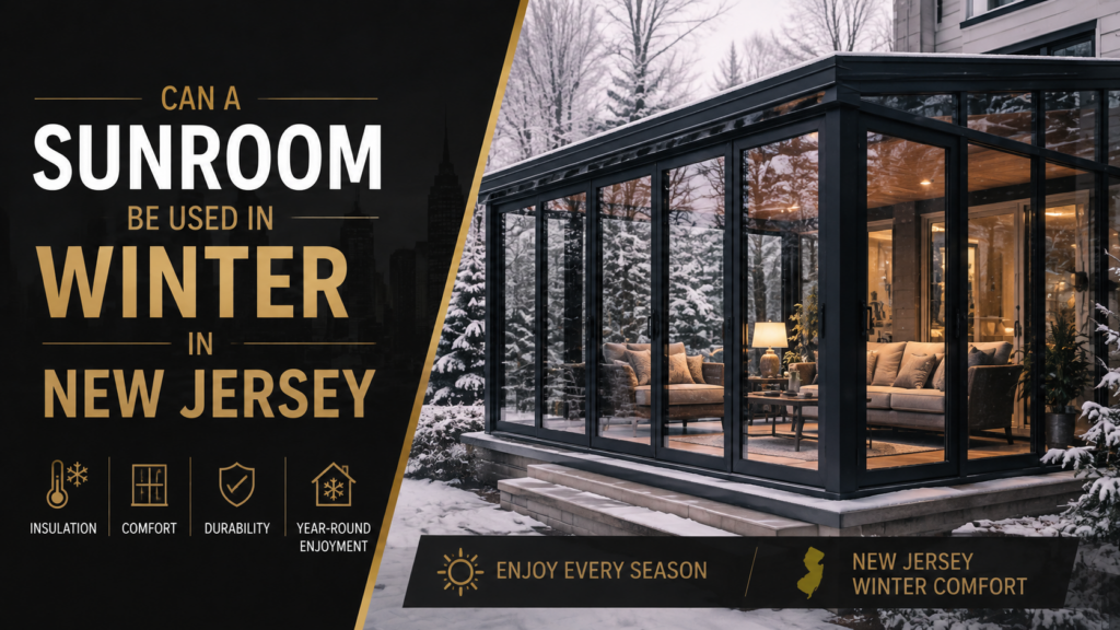 Can a Sunroom Be Used in Winter in New Jersey