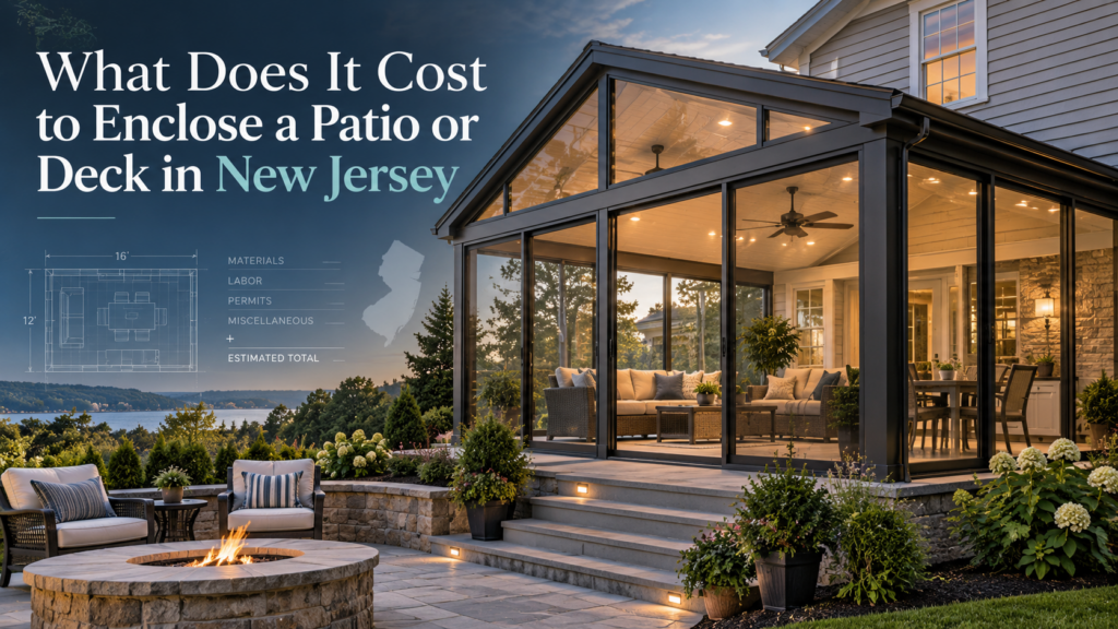 What Does It Cost to Enclose a Patio or Deck in New Jersey