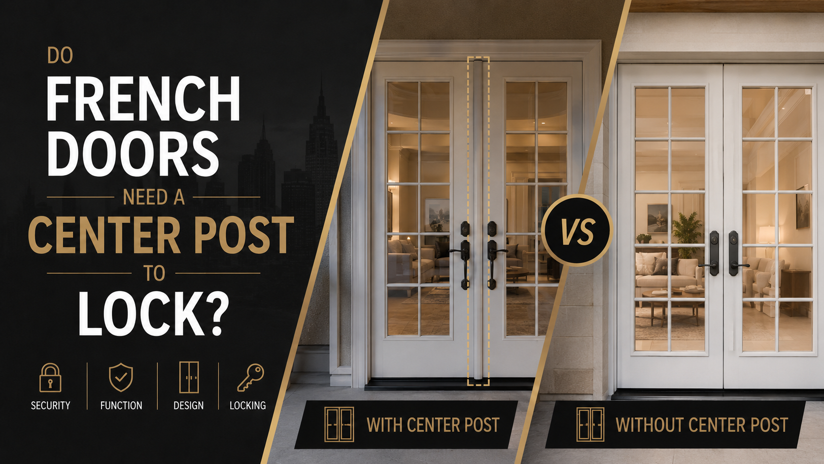 Do French Doors Need a Center Post to Lock