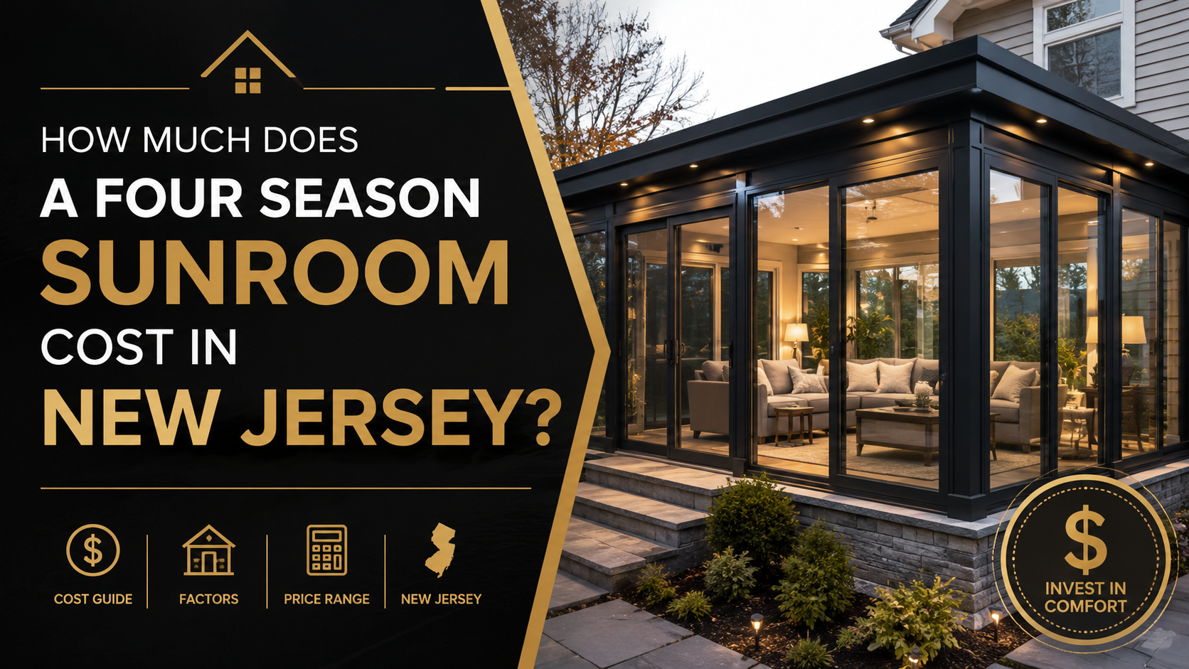 How Much Does a Four Season Sunroom Cost in New Jersey?