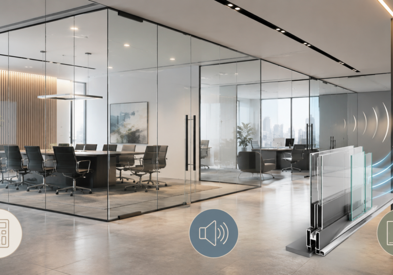 Frameless Glass Office Partitions: Cost, Soundproofing (STC) and Types