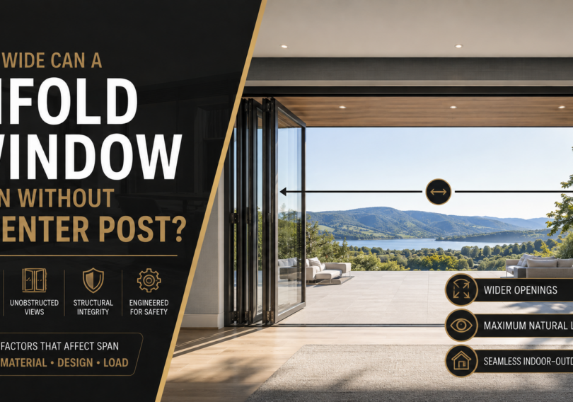 How Wide Can a Bifold Window Span Without a Center Post