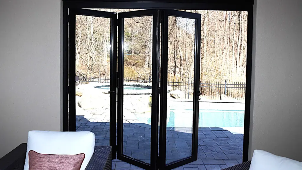 Custom Arch-Style Bifold Doors Transform Patio in Montville, New Jersey