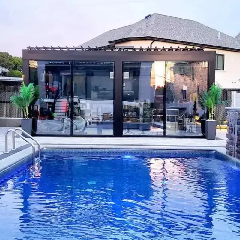 Modern four-season sunroom by Vision Art Aluminium – Sunrooms in Rockland County NY