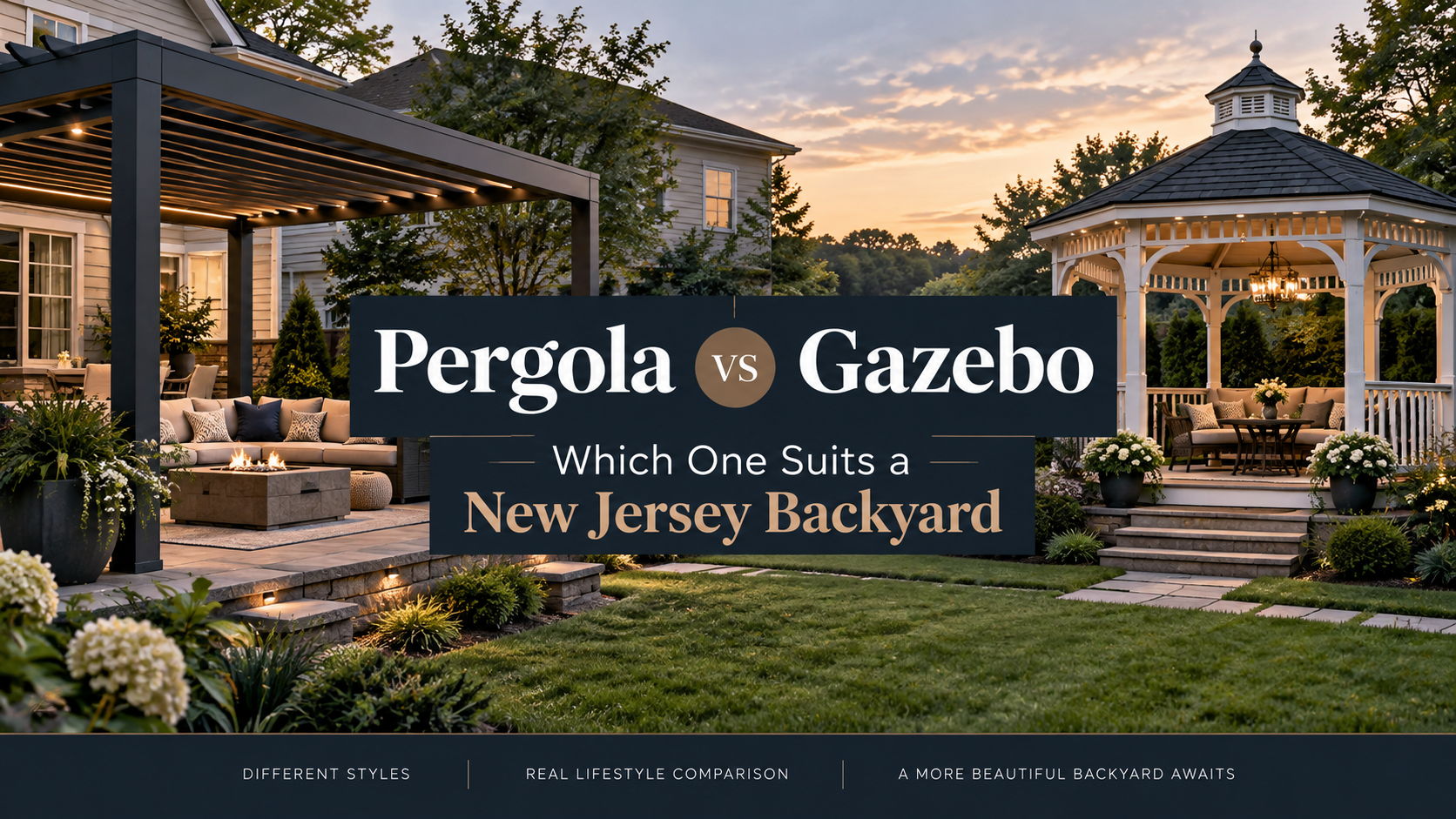 Pergola vs Gazebo – Which One Suits a New Jersey Backyard