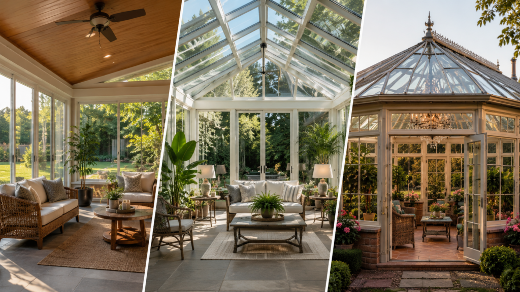 Sunroom vs Solarium vs Conservatory: Key Differences