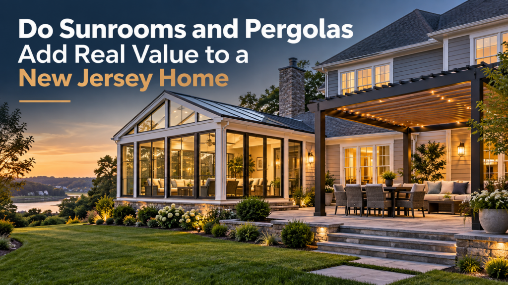 Do Sunrooms and Pergolas Add Real Value to a New Jersey Home