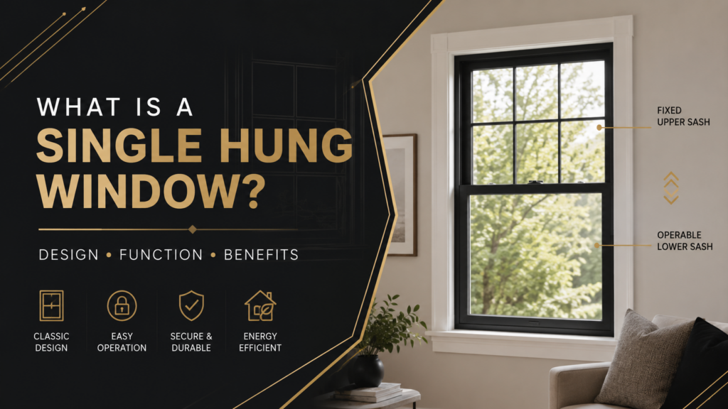 What Is a Single Hung Window?