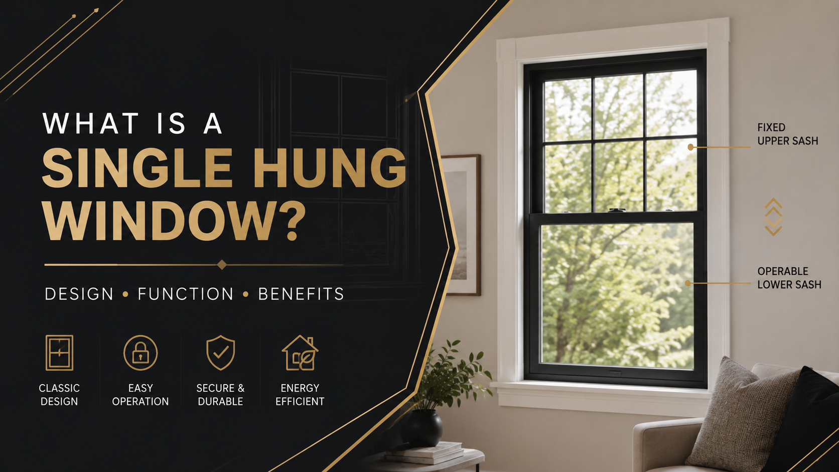 What Is a Single Hung Window?