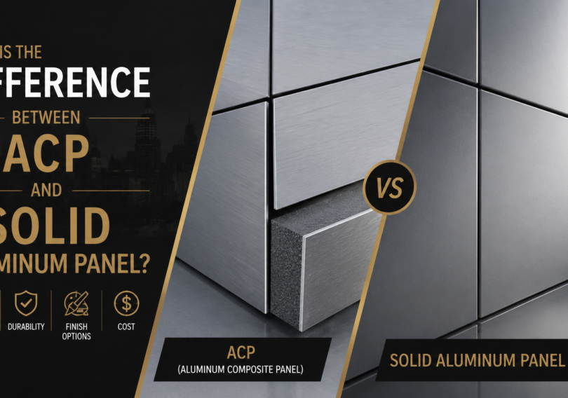 What Is the Difference Between ACP and Solid Aluminum Panel